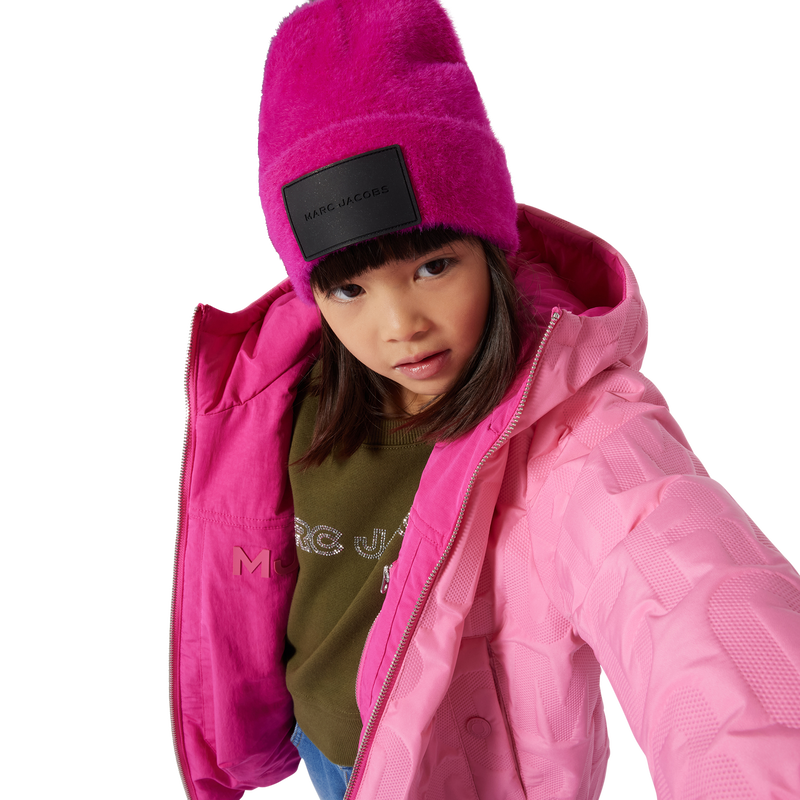 Cropped fleece sweatshirt MARC JACOBS 
                        GIRL