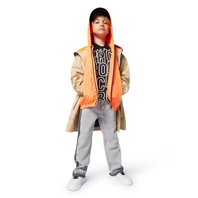 Monogram-print polo shirt MARC JACOBS 
                        BOY