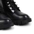 Zip-up leather ankle boots DKNY 
                    GIRL