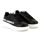Lace-up leather trainers KARL LAGERFELD KIDS 
                    UNISEX
