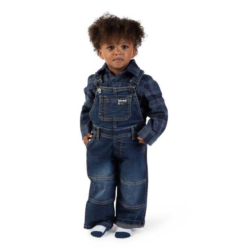 Denim overalls with pockets TIMBERLAND 
                        BOY