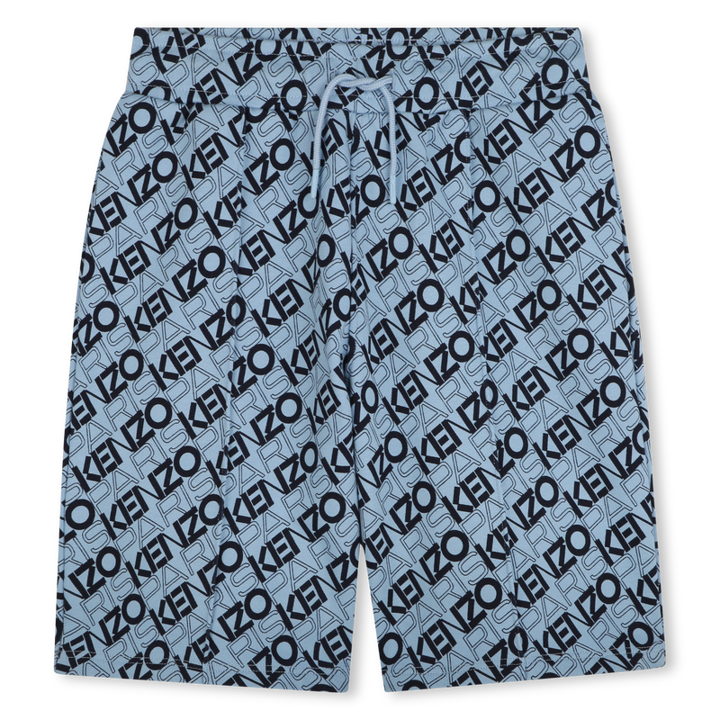Printed Bermuda jogging shorts KENZO KIDS 
                        BOY