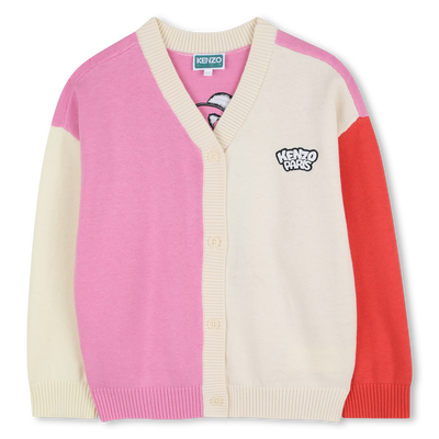 V-NECK KNITTED CARDIGAN KENZO KIDS GIRL