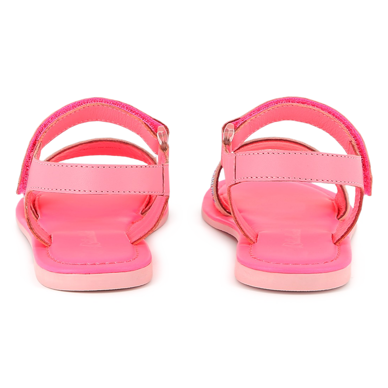 Leather hook-and-loop sandals BILLIEBLUSH 
                        GIRL