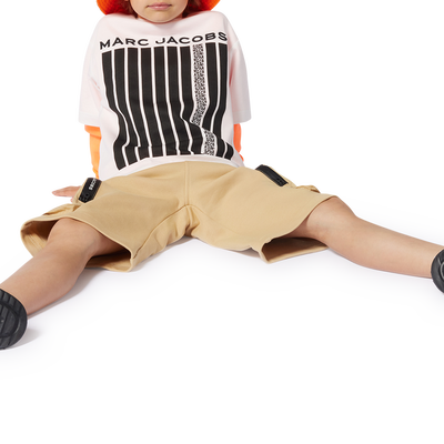 Cotton fleece Bermuda shorts MARC JACOBS BOY