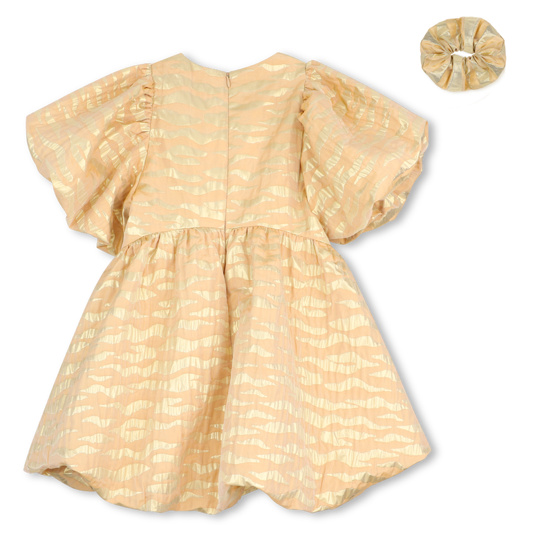 Ceremony dress and scrunchie KENZO KIDS 
                        GIRL