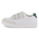 Trainers with hook-and-loop stripes, WHITE, hi-res