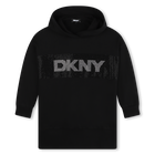 Hooded fleece dress DKNY 
                    GIRL