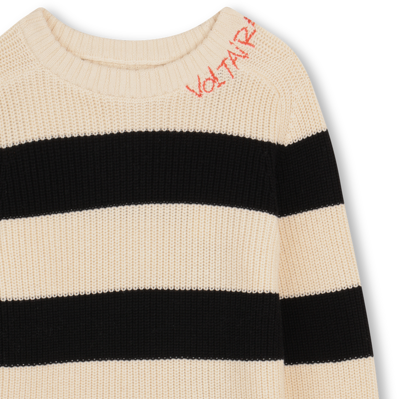 STRIPED ROUND NECK JUMPER ZADIG & VOLTAIRE 
                        BOY