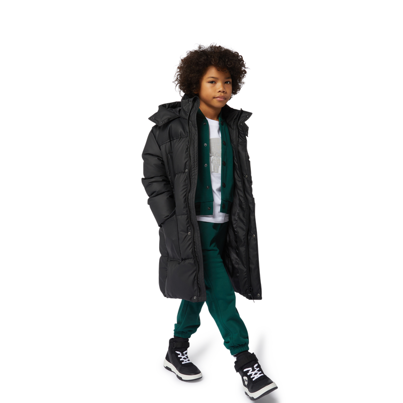 High-Top Leather Sneakers KARL LAGERFELD KIDS 
                        BOY