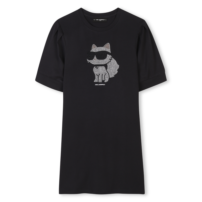 Short-sleeved dress KARL LAGERFELD KIDS 
                        GIRL