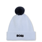 Knitted hat with pompom BOSS 
                    BOY
