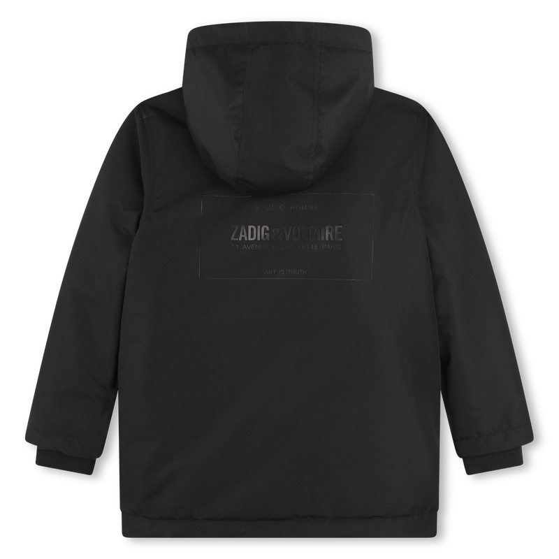 Water-repellent hooded parka ZADIG & VOLTAIRE 
                        BOY
