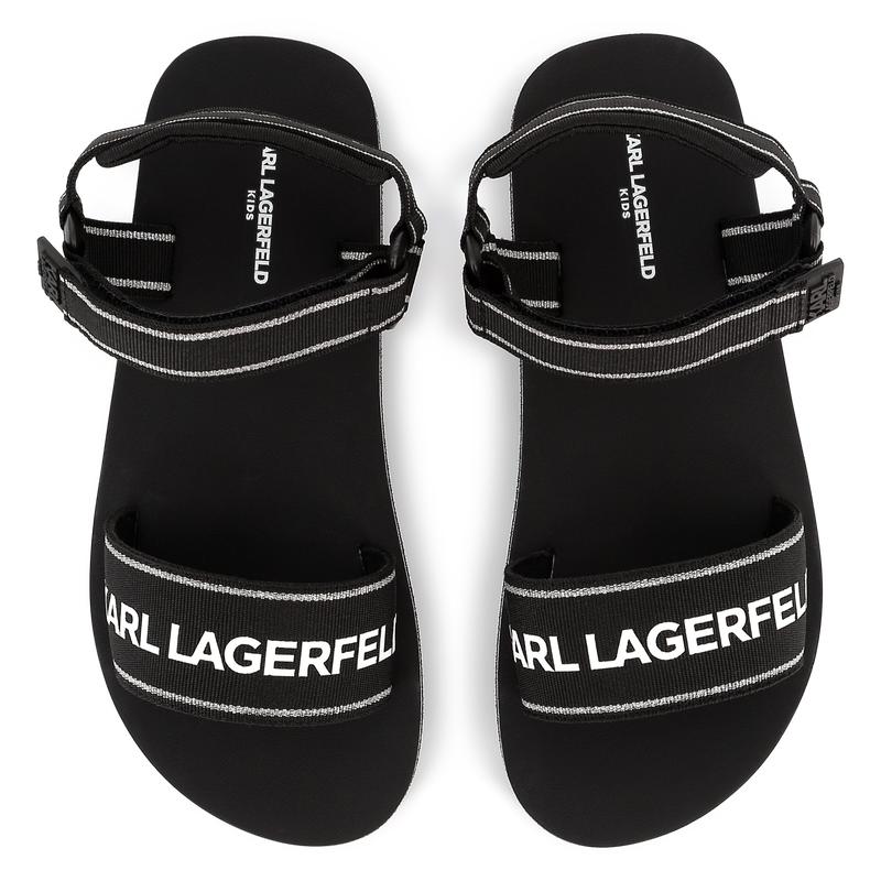 Light hook-and-loop sandals KARL LAGERFELD KIDS 
                        GIRL