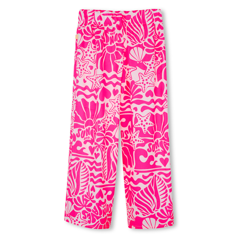 Wide patterned trousers BILLIEBLUSH 
                        GIRL