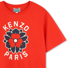 T-shirt with logo print KENZO KIDS 
                    GIRL