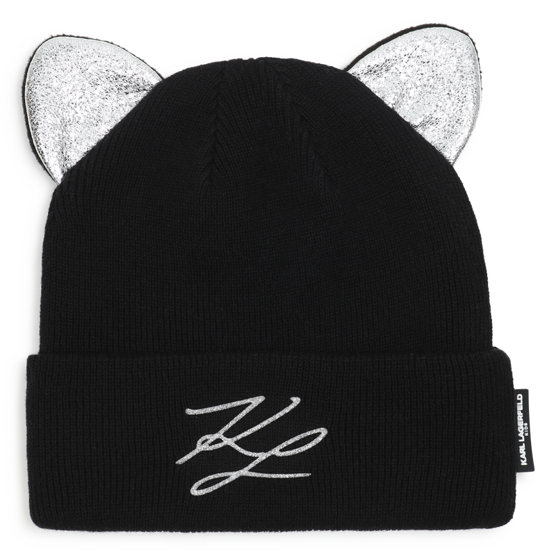 Knitted beanie KARL LAGERFELD KIDS 
                        GIRL
