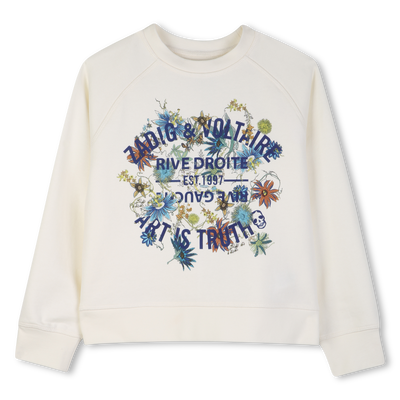 ROUND NECK SWEATSHIRT ZADIG & VOLTAIRE GIRL