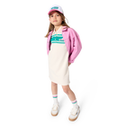 Jacket with embroidery KIDS AROUND 
                    GIRL