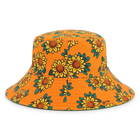 Reversible cotton bucket hat KENZO KIDS 
                    UNISEX