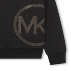 Hooded fleece sweatshirt MICHAEL KORS 
                    GIRL