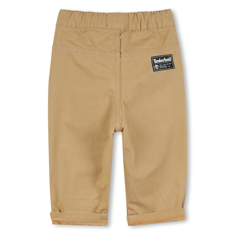 Wide-leg gabardine trousers TIMBERLAND 
                        BOY
