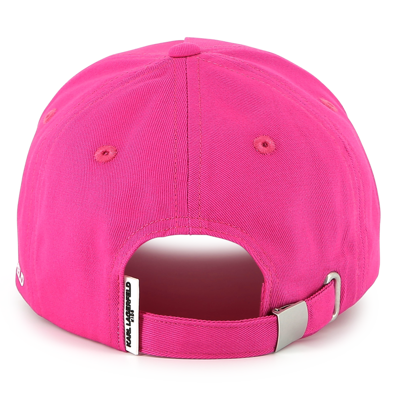 Adjustable cotton baseball cap KARL LAGERFELD KIDS 
                        GIRL