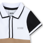 Short colour-block romper BOSS 
                    BOY