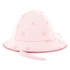 Cotton hat with chin ties BOSS 
                    GIRL