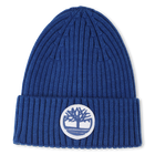 Knitted badge hat with logo, LAVENDER BLUE, hi-res