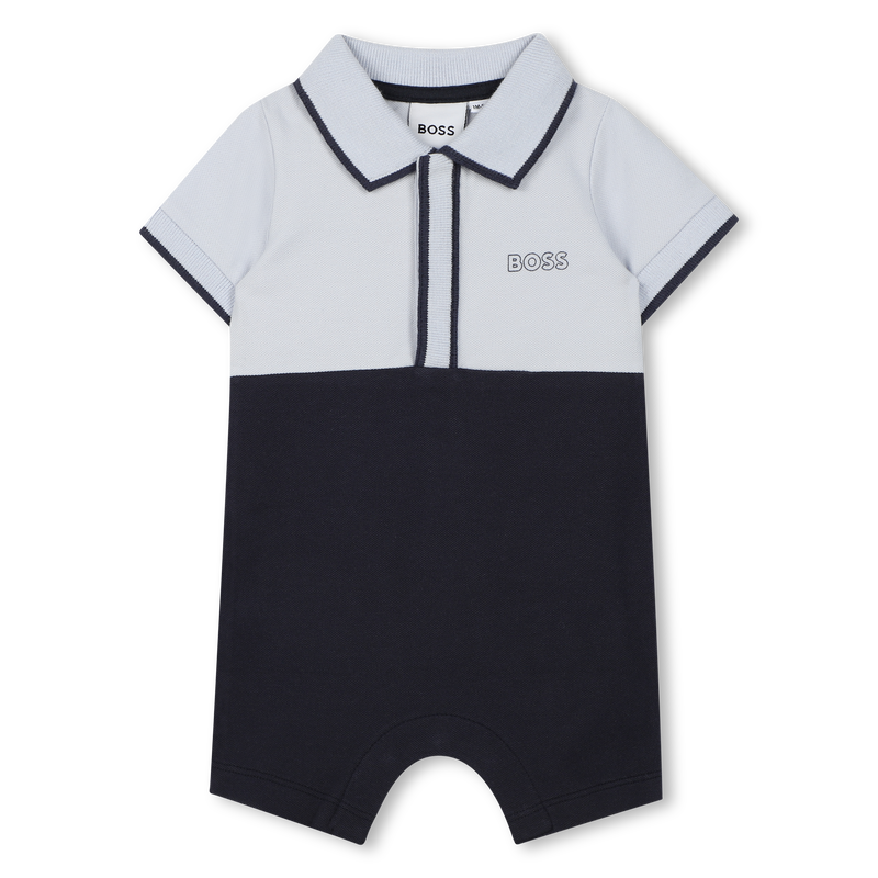 Short colour-block romper BOSS 
                        BOY