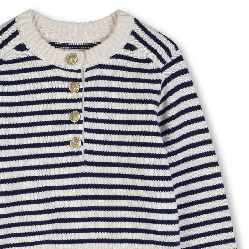 STRIPED ROUND NECK JUMPER ZADIG & VOLTAIRE 
                        GIRL