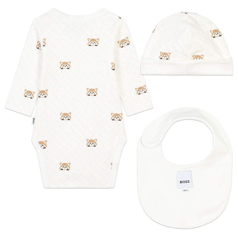 Red panda print set BOSS 
                        UNISEX