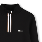 Zip-up stand-up sweatshirt BOSS 
                    BOY