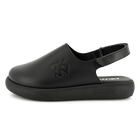 Leather hook-and-loop clogs DKNY 
                    UNISEX