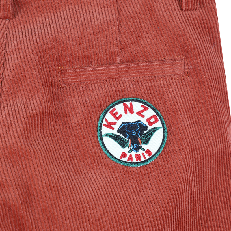 Corduroy trousers KENZO KIDS 
                        BOY