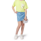 Wide short-sleeved T-shirt DKNY 
                    GIRL