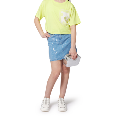Wide short-sleeved T-shirt DKNY GIRL