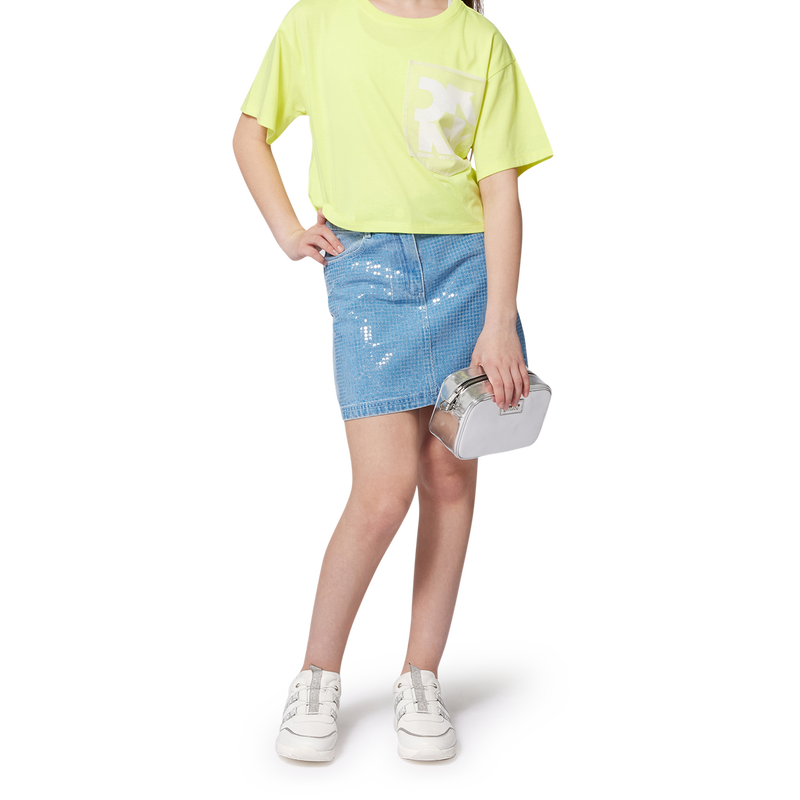 Wide short-sleeved T-shirt DKNY 
                        GIRL