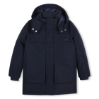 Hooded parka, NAVY, hi-res