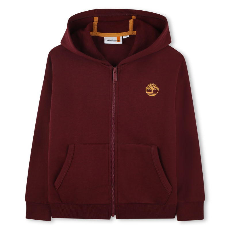 Hooded fleece cardigan TIMBERLAND 
                        BOY