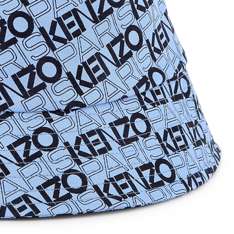 Printed cotton bucket hat KENZO KIDS 
                        UNISEX