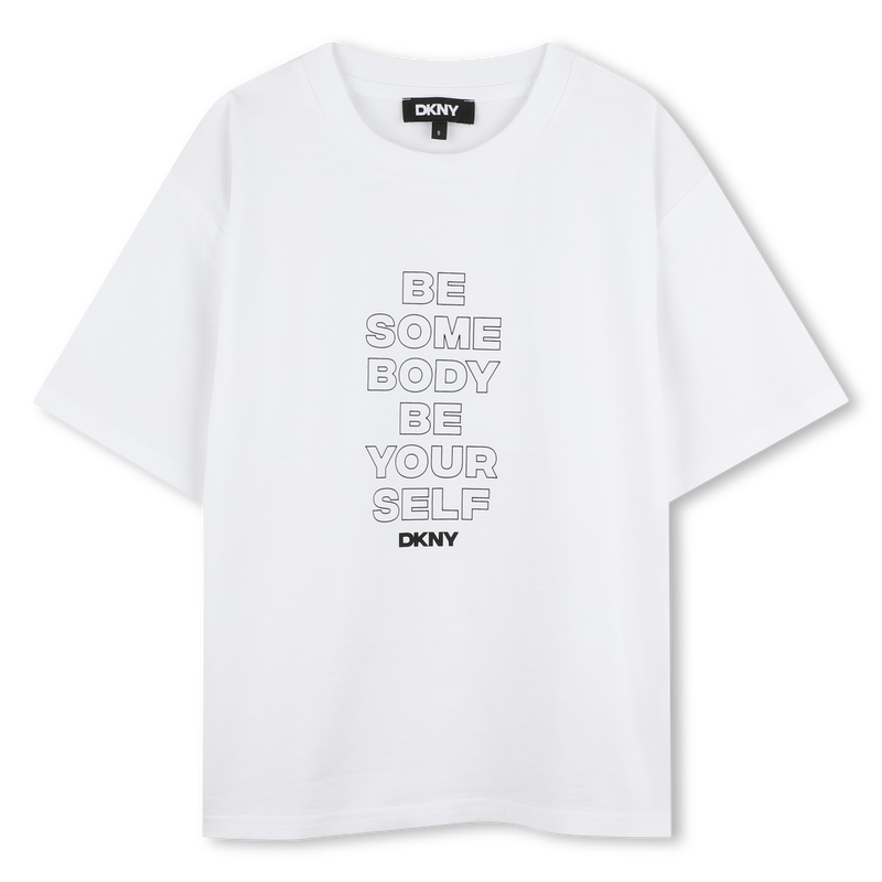 Short-sleeved cotton T-shirt DKNY 
                        GIRL