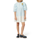 Two-colour flared dress KENZO KIDS 
                    GIRL