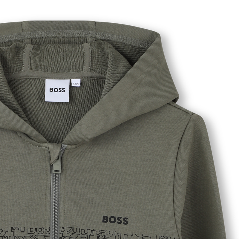 Hooded cardigan BOSS 
                        BOY