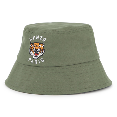 Bucket hat with logo KENZO KIDS UNISEX