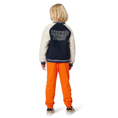 Bomber jacket with snap fastening KENZO KIDS GIRL