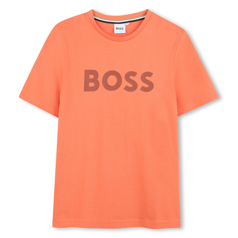 Short-sleeved cotton T-shirt BOSS 
                        BOY