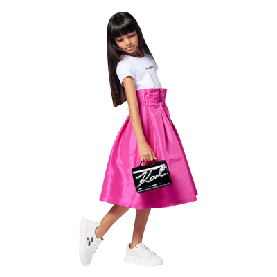 Adjustable magnetic handbag KARL LAGERFELD KIDS GIRL