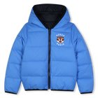 Reversible down jacket, NAVY, hi-res